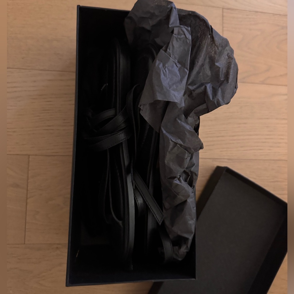 A.EMERY (NWT) Black Women's Strappy Sandals - Picture 5 of 5